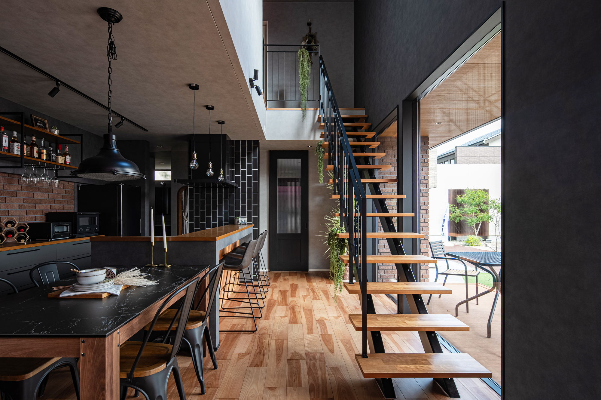 開放的で気分の上がるLDK