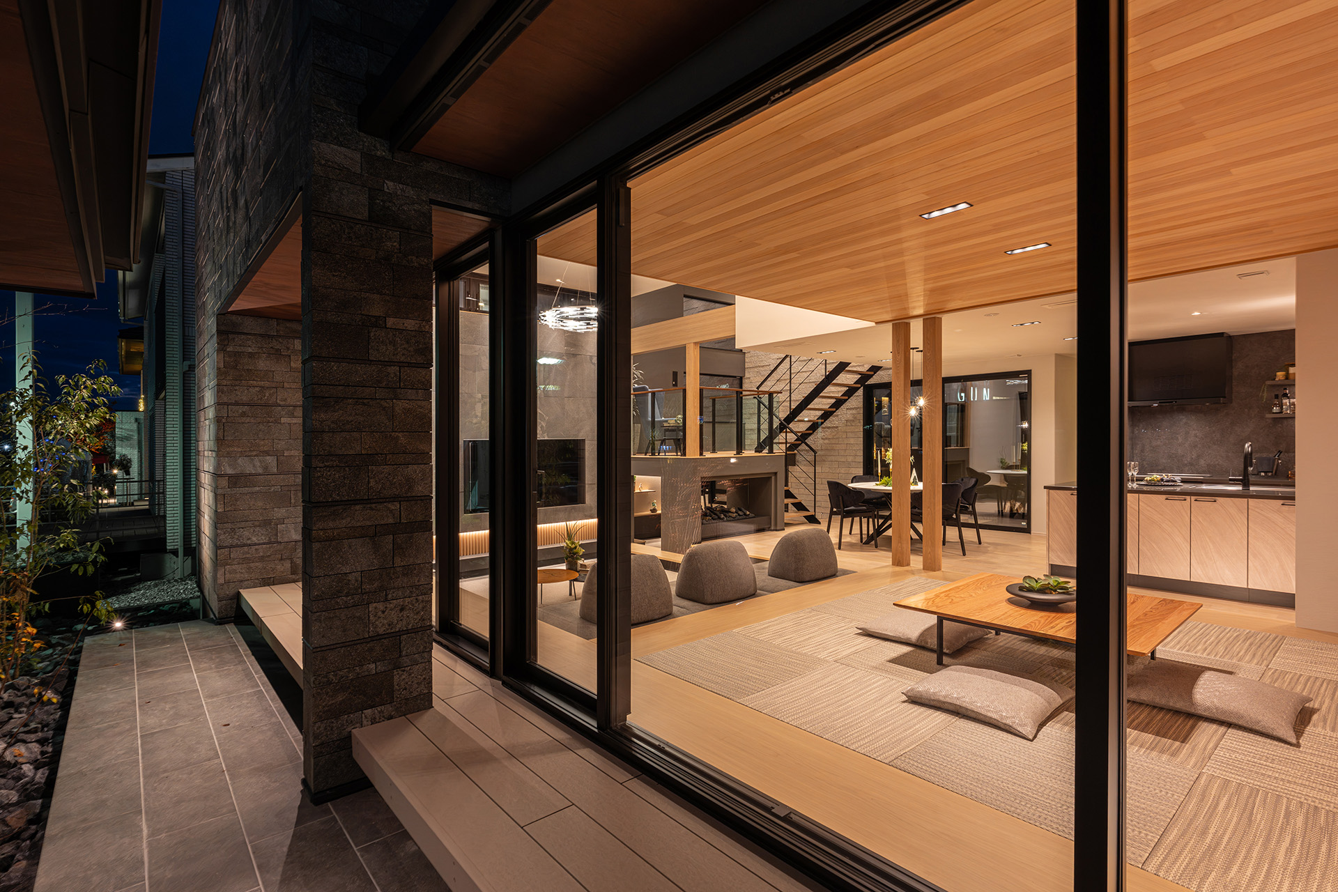 和室一体型の大空間LDK