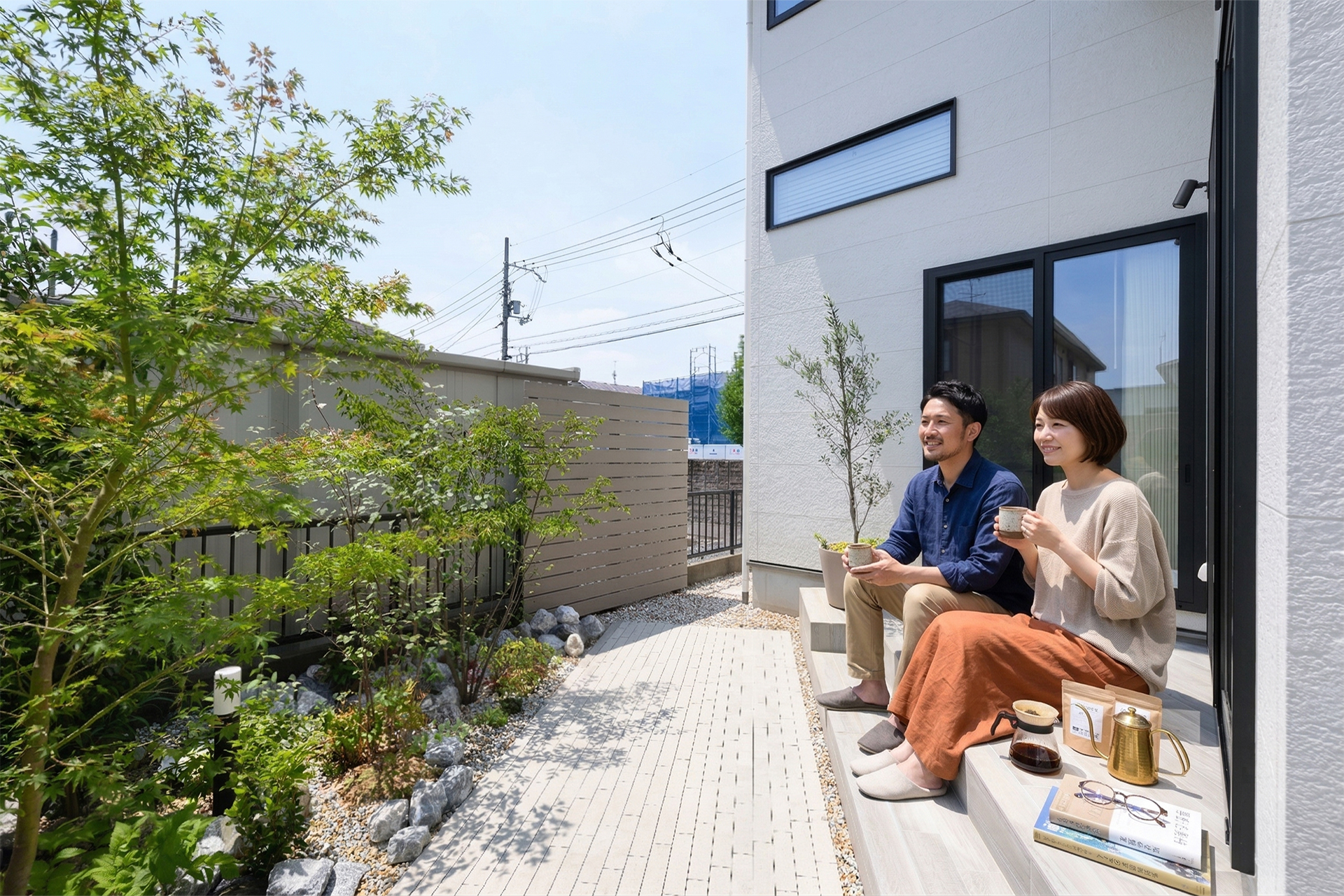 家の中で過ごすコーヒータイム