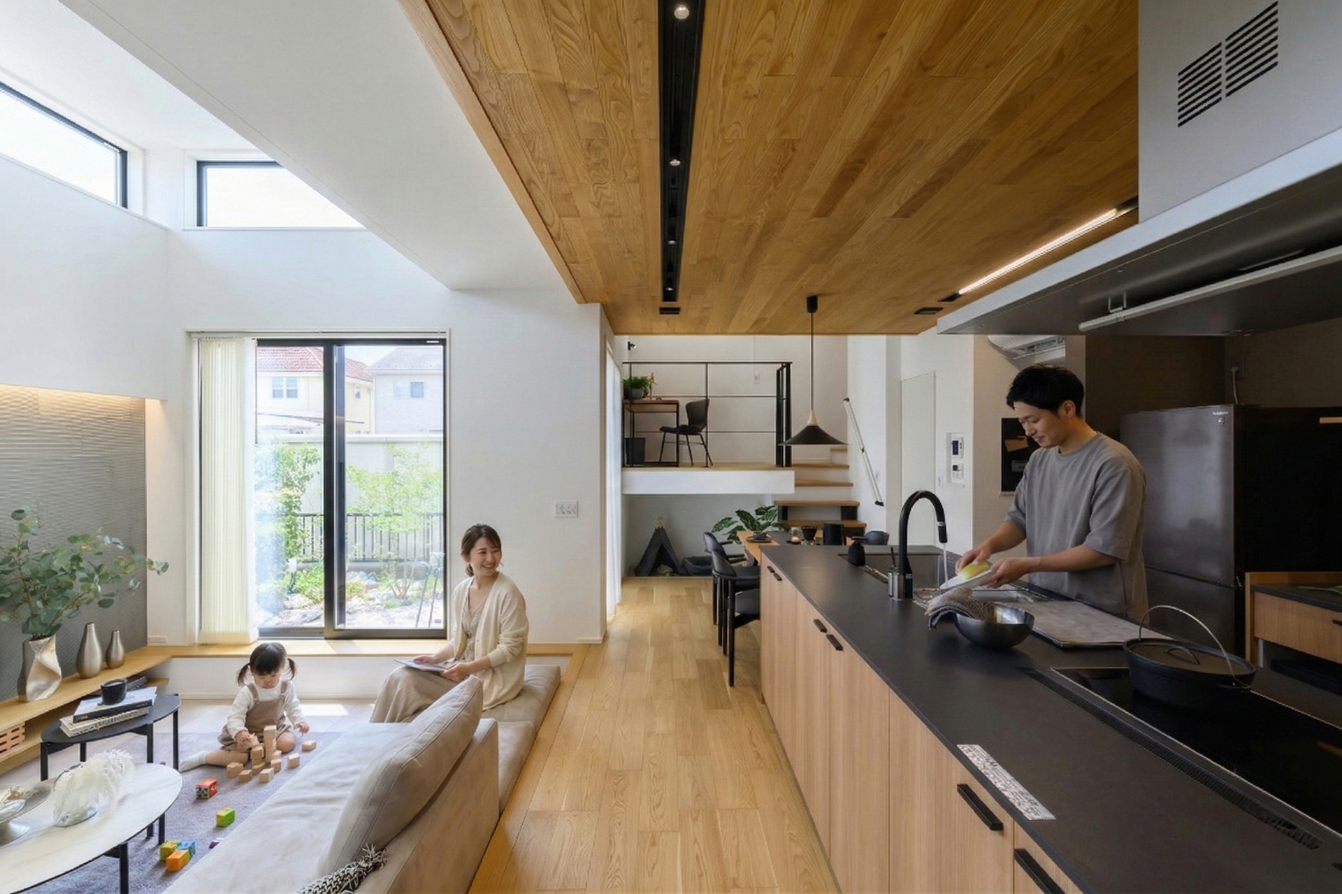 1.5階のスキップエリア