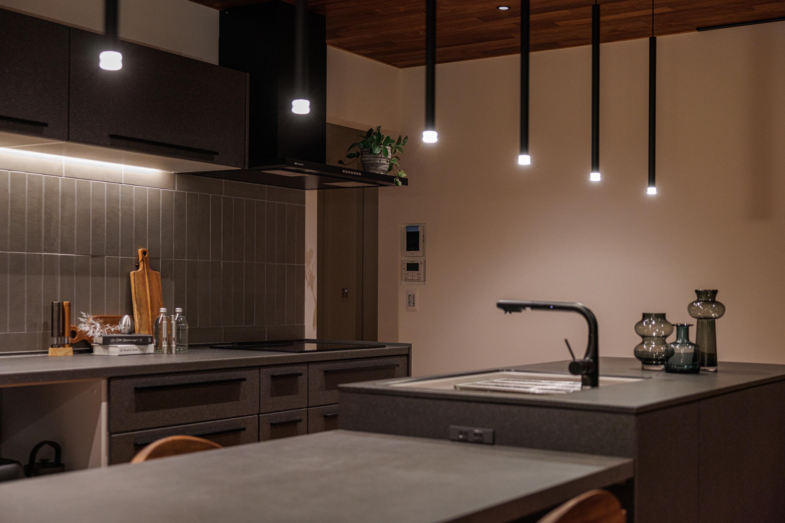 家族で料理ができるⅡ型キッチン