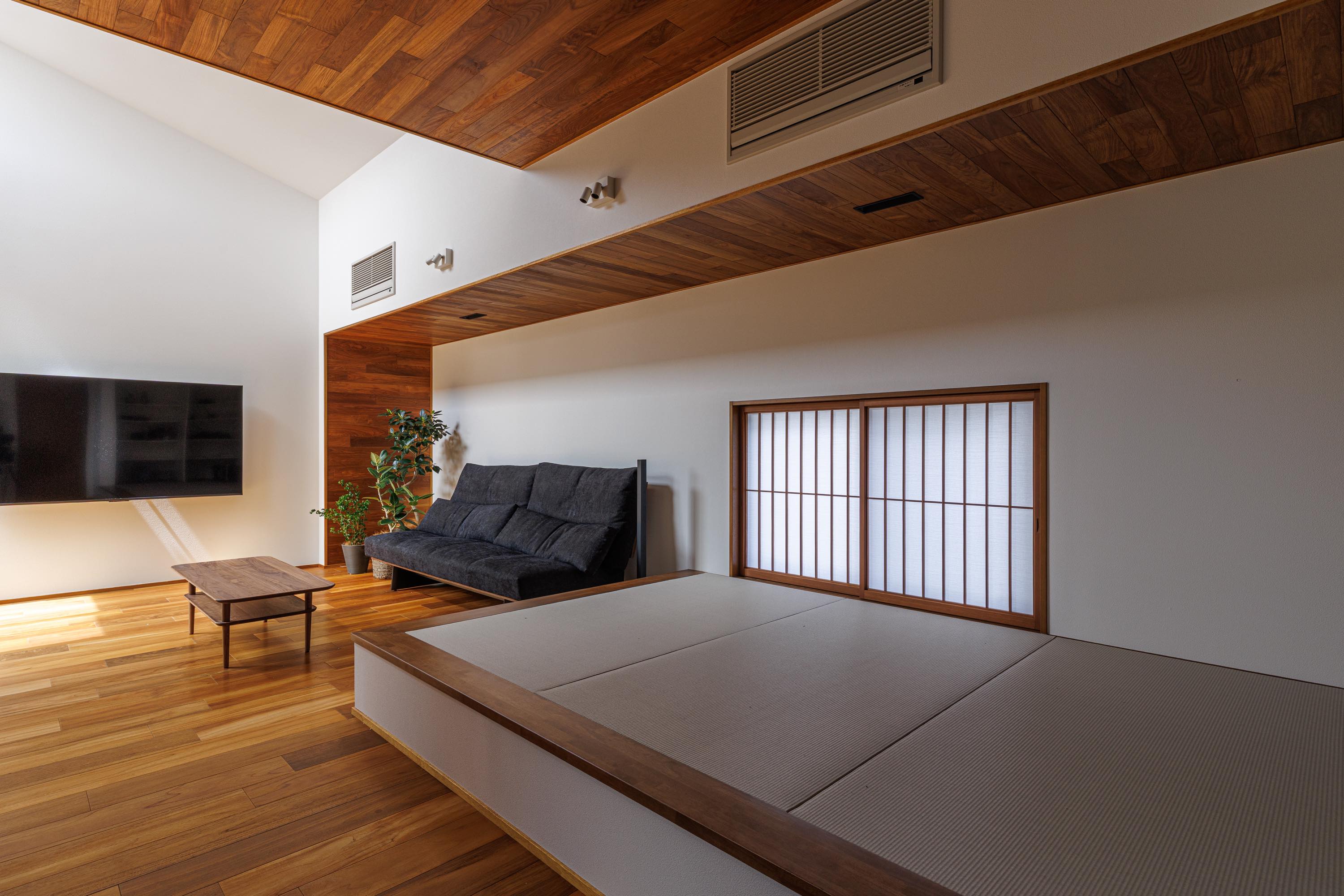 横になってくつろげる畳ヌック