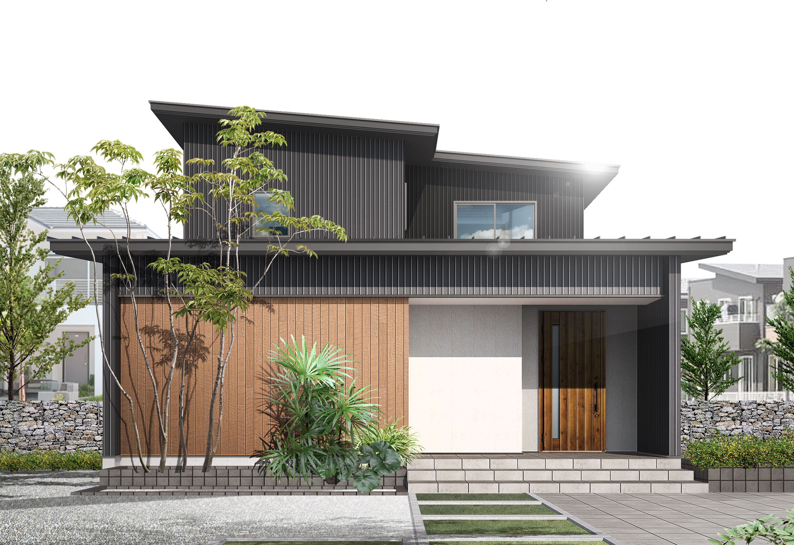 明るく開放的な空間で、子どもの成長を見守る家