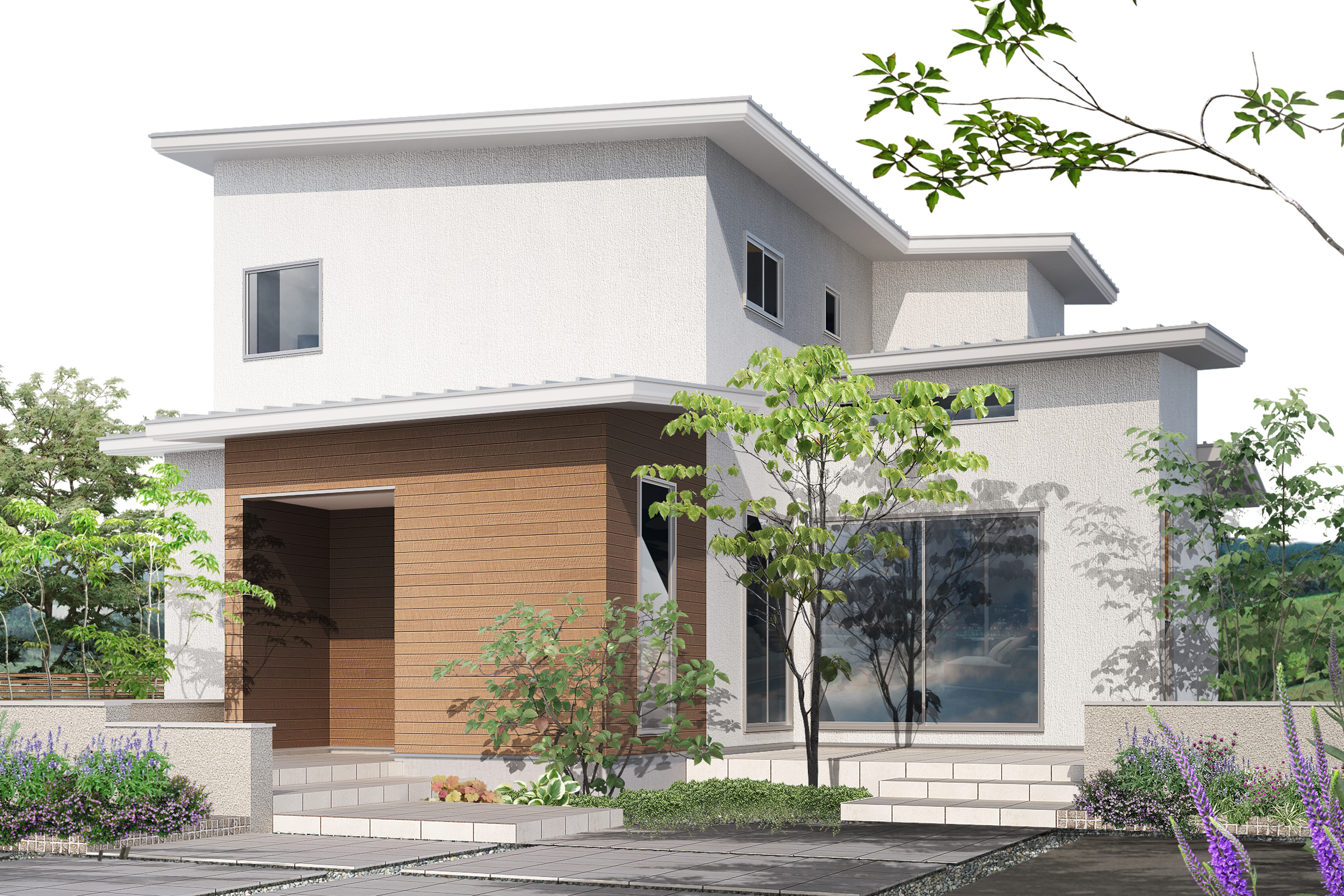 リビングを中心に家族の笑顔が広がる住まい